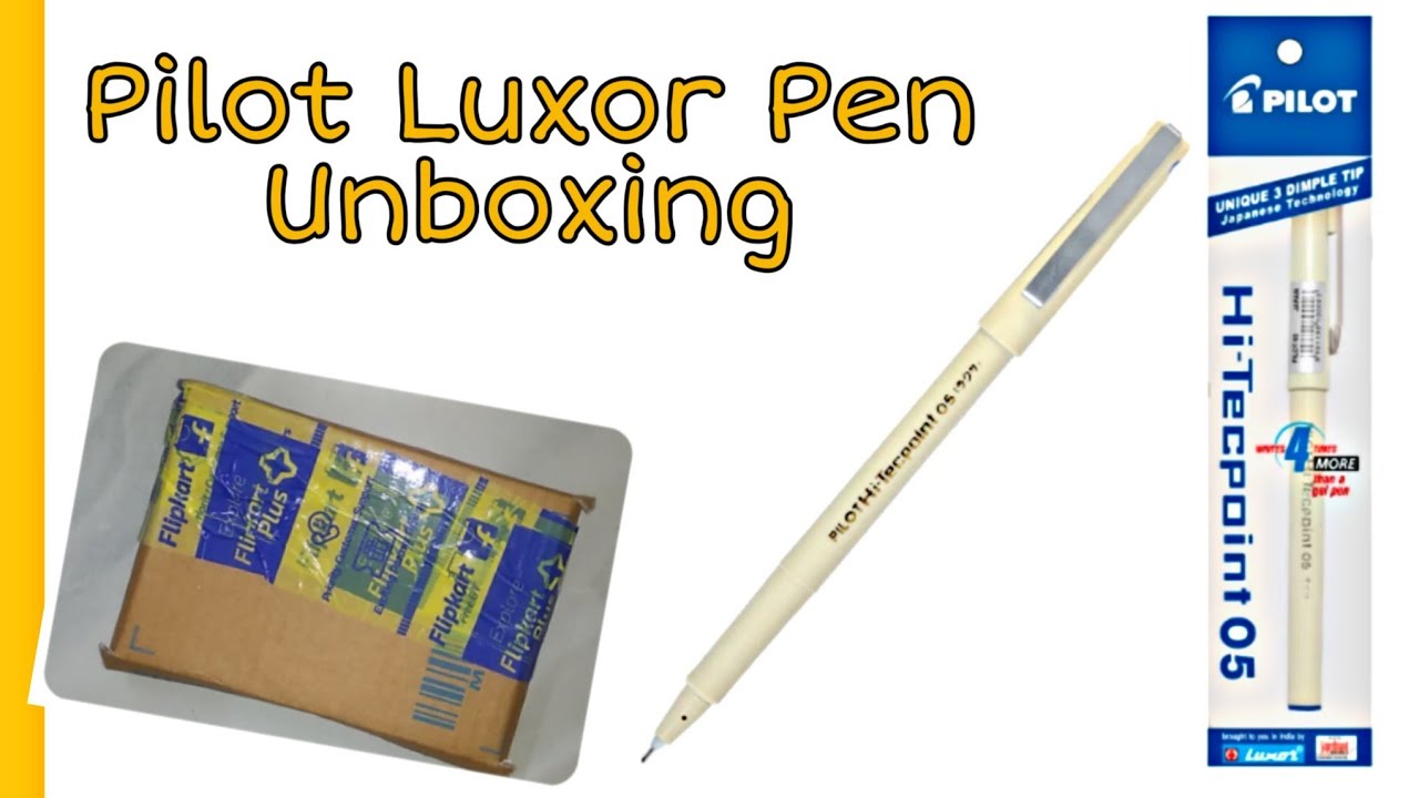 Piolot Hi-tech 05 Blue roller ball Pen Unboxing | Happy2smile