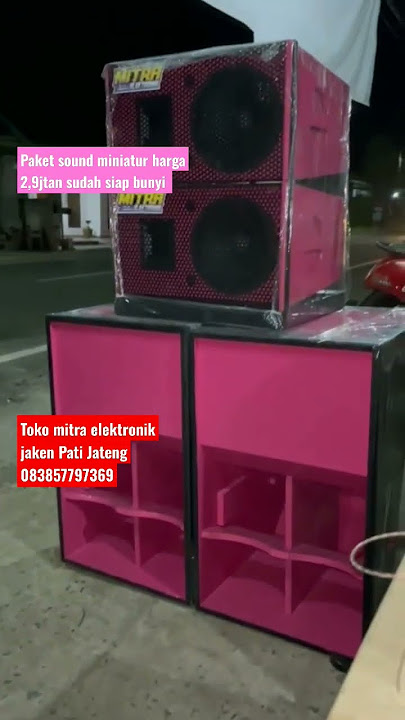 paket sound miniatur harga 2,9jtan
