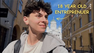 18 Year Old Entrepreneur Travels To Finland 🇫🇮