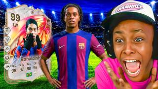 Can 99 FUTTIES ICON Ronaldinho Get Me Rank 1?