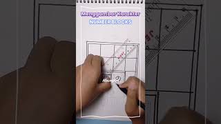 Drawing Number Blocks Characters #shortvideo #drawing #numberblocks #art part1