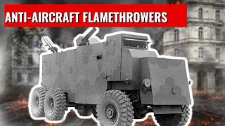 The British Anti-Aircraft Flamethrower Trucks of World War II