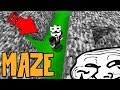 HACKER HAS TO COMPLETE MAZE OR PERM BAN! (Catching Hacker Games)