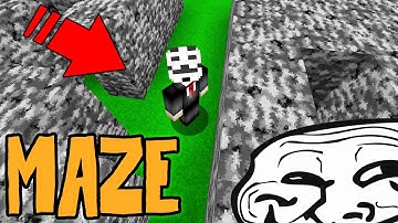 HACKER HAS TO COMPLETE MAZE OR PERM BAN! (Catching Hacker Games)