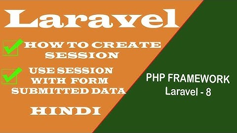 How to Create Session in Laravel Project || Sessions  Kaise store kare  || हिंदी || Laravel Session