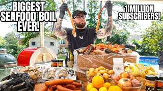 Biggest Seafood Boil Ever (King Crab & Lobster)