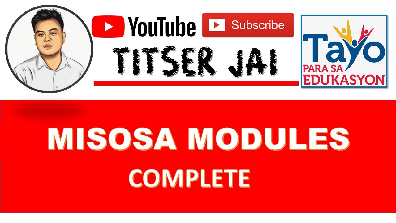 TITSER JAI - MISOSA Modified In-School Off-School Approach MODULES ...