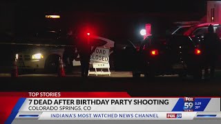 7 dead after birthday party shooting in Colorado