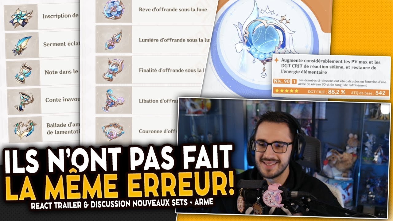 Ils ont appris de leurs erreurs ! | Discussion nouveaux sets & arme | Genshin Impact