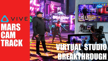 Professional Virtual Studio with LED Walls is Affordable: HTC VIVE Mars CamTrack - MWC23 Report
