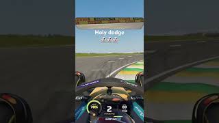 What a dodge 👻👻👻 #f1 #f1simracing #f125 #formula1 #f1game #7x7 ￼