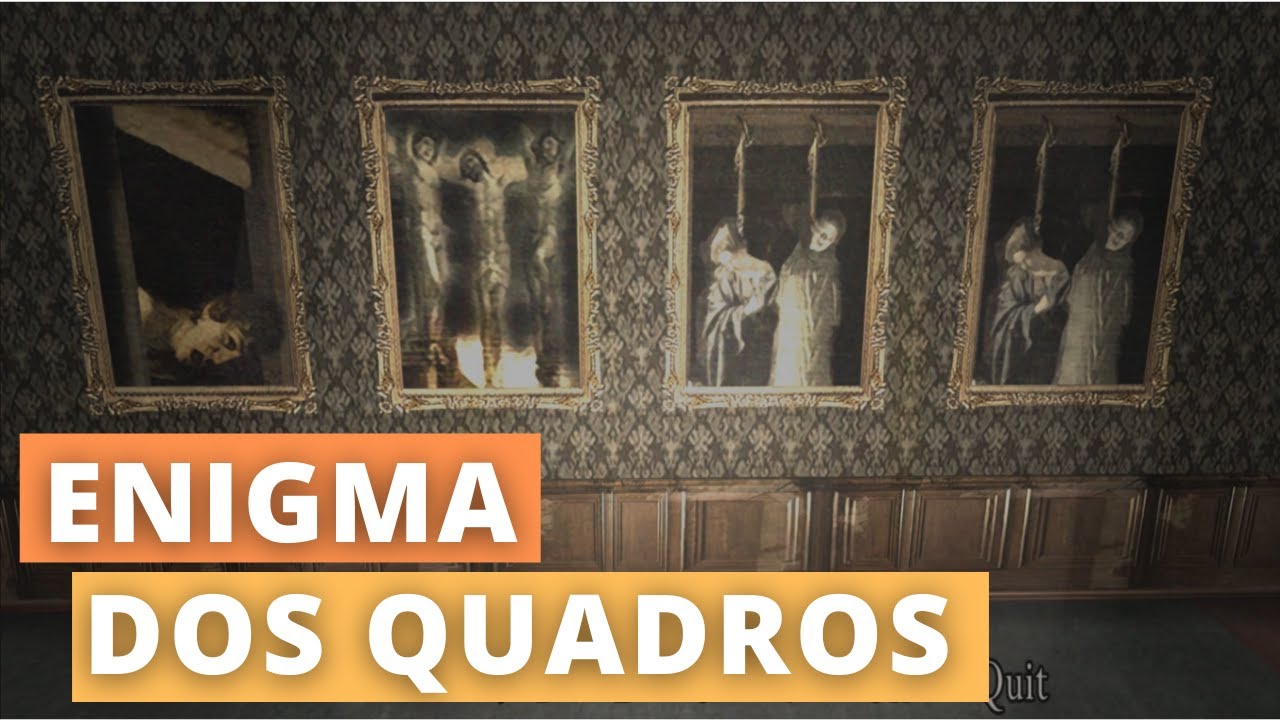 Resident Evil 4 Puzzle dos quadros YouTube