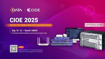 Meet C-Data at CIOE 2025 | Morning Live Tour