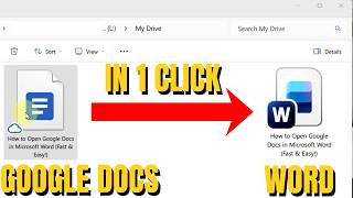 How to Open Google Docs in Microsoft Word Fast & Easy!