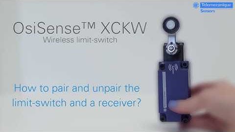 Schneider Electric – OsiSense XCKW – Pair and unpair the limit switch and a receiver