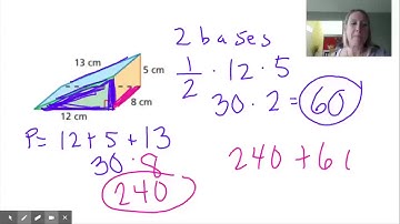 7.5 Surface Area of Prisms (Part 2) - Google Slides