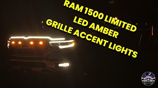 RAM 1500 Limited LED Grille marker amber light