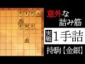 意外な詰み筋【実戦１手詰】