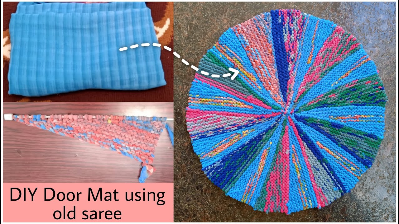 Door Mat Mat Easy DIY Door Mat Using Old Saree