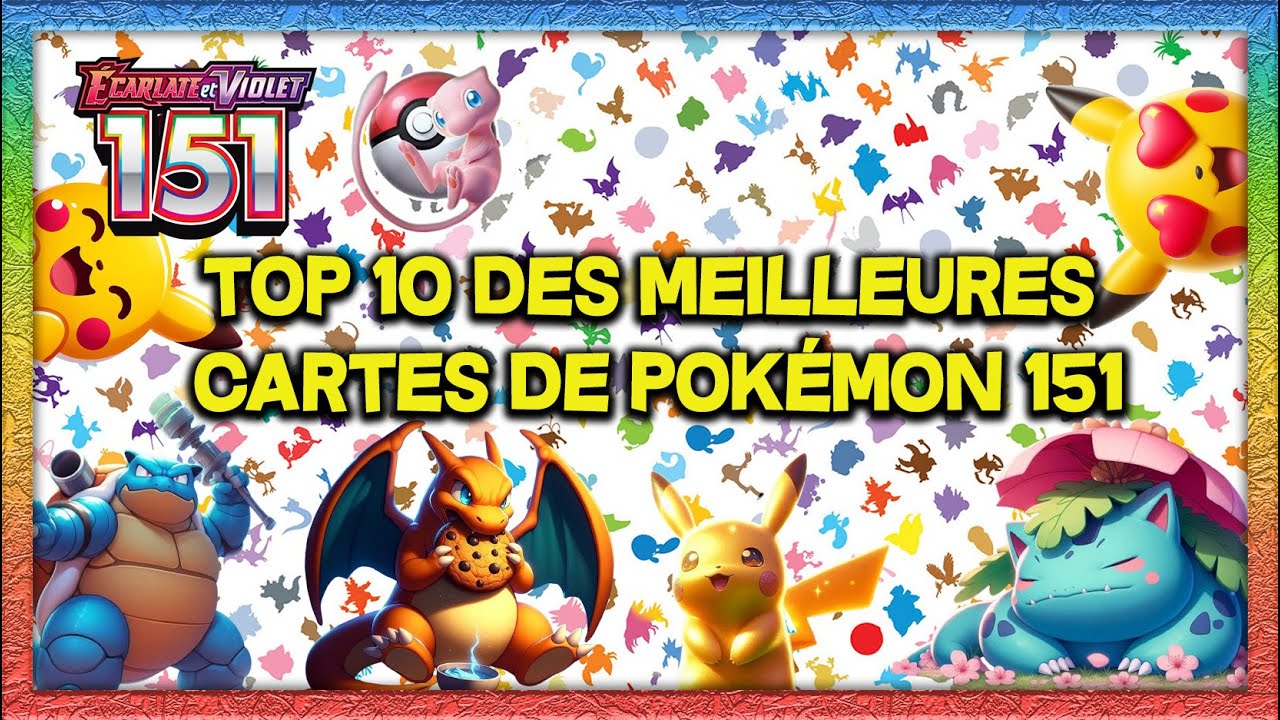 Pokémon 151 : les meilleures cartes à saisir - Carte Pokemon Rare