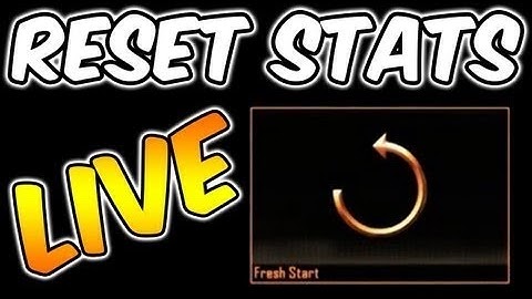 RESETTING MY STATS ON BLACK OPS 2 : BLACK OPS 3 HYPE