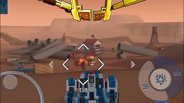 Playing Minecraft war robots lol:Block City Wars