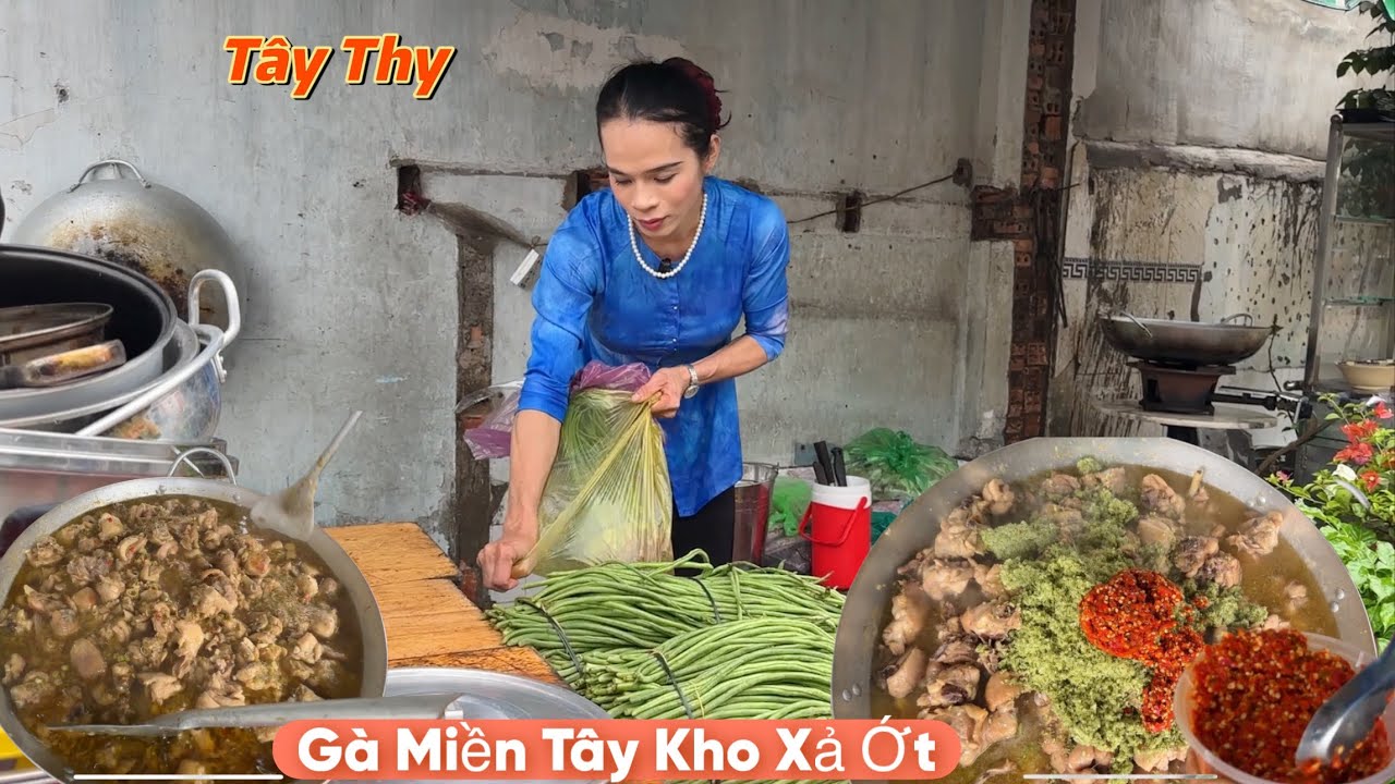Đã Mắt Nhìn Tây Thy Làm Gà Kho Xả Ớt Miền Tây Khiến Hàng Xóm Đứng Nhìn