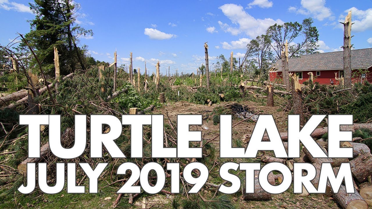 Turtle Lake, Wisconsin July 2019 Storm & Tornado Aftermath YouTube