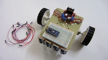 Xe dò line dùng thuật toán PID "Left Hand On Wall Algorithm" tìm đường đi ngắn nhất dùng Arduino