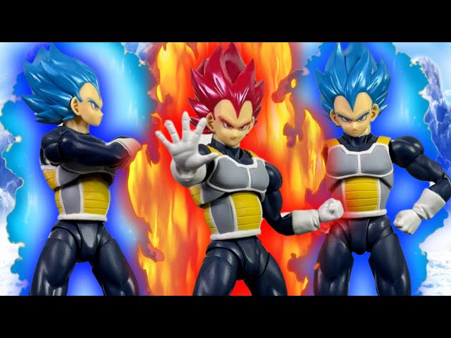 Figurine Dragon Ball Super SUPER SAIYAN GOD SS VEGETA Shodo Action