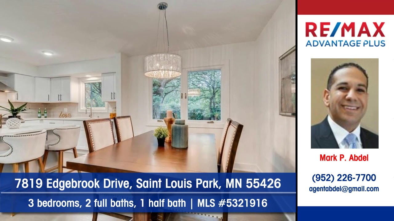 Homes for sale 7819 Edgebrook Drive Saint Louis Park MN 55426 RE/MAX