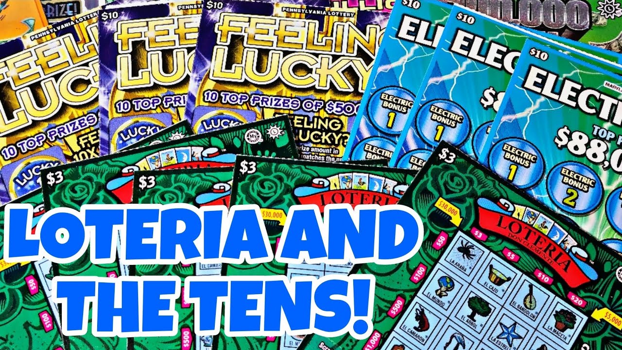 PA LOTTERY FEELING LUCKY MD LOTTERY ELECTRIC 8 S LOTERIA SCRATCH pa-lottery-feeling-lucky-md-lottery-electric-8-s-loteria-scratch