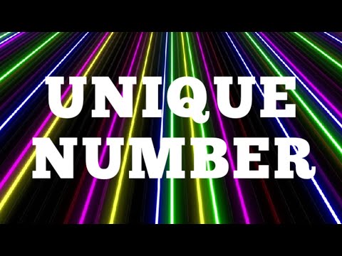 UNIQUE NUMBER.How to check whether a number is unique number or not.#JAVA