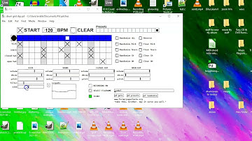 16-step 4-voice drum synth made with Pure Data