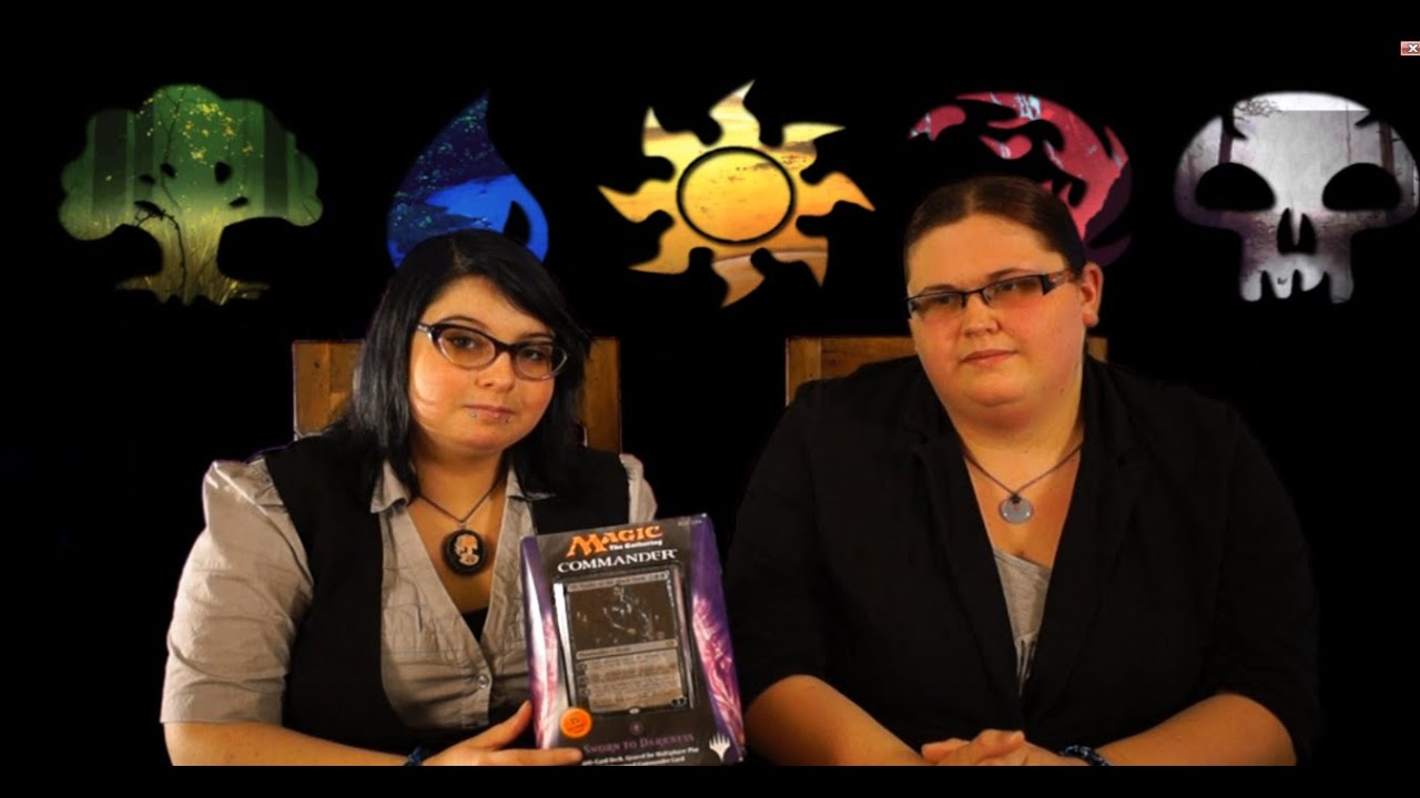 Unboxing 'Sworn to Darkness' Commander 2014 YouTube
