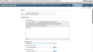 How To Create A Survey In Act On
