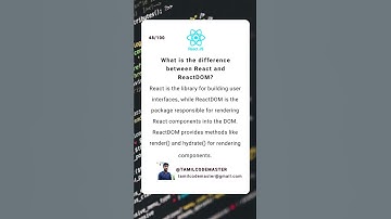 React js interview 48/100 😎 #shorts #React #javascript #interview