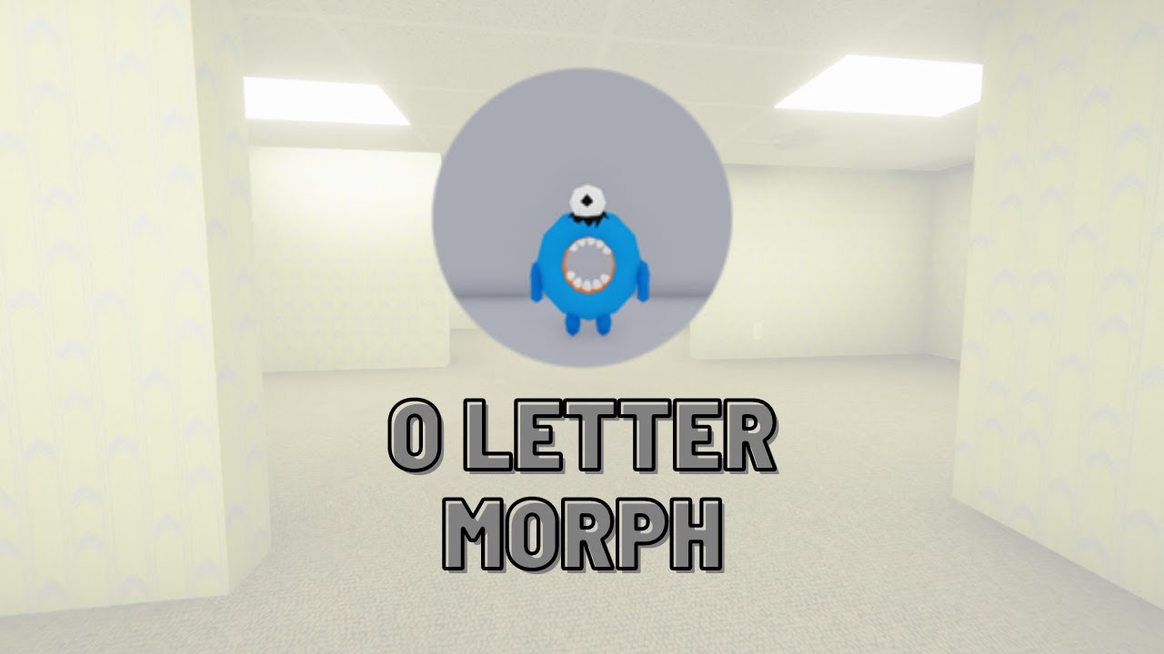 How to get O letter morph in backrooms morphs roblox YouTube