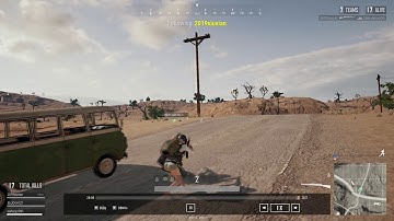 PUBG Hacker shooting my squad through a mountain!