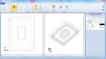 Edificius Tutorial - Inserting an opening in a roof slope - ACCA software