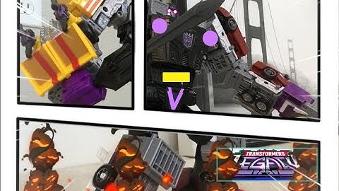 Stunticons Combine into MENASOR! Legacy Stunticons Transformers Stop Motion