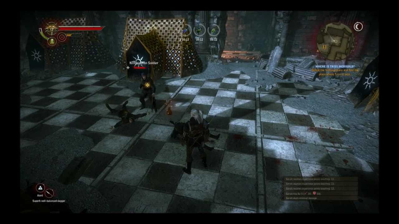 The witcher 2 Assassins of Kings act 3 1080p hd Gameplay - Saving Triss (spoilers)