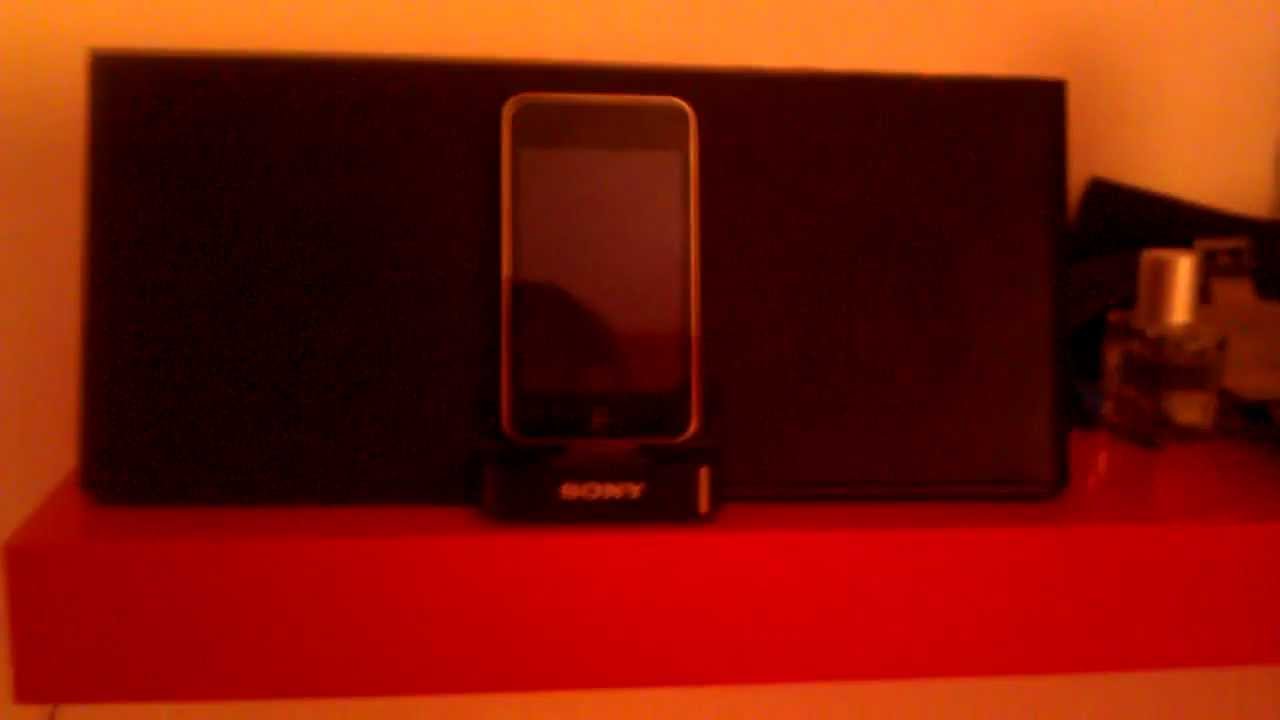 Sony Docking Station RDP-X60IP Review - YouTube