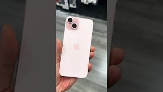 iPhone 15 Plus màu hồng quá đẹp và hot, 15 Pro Max Titanium bị mấy chị chê rồi. #iphone15 #shorts