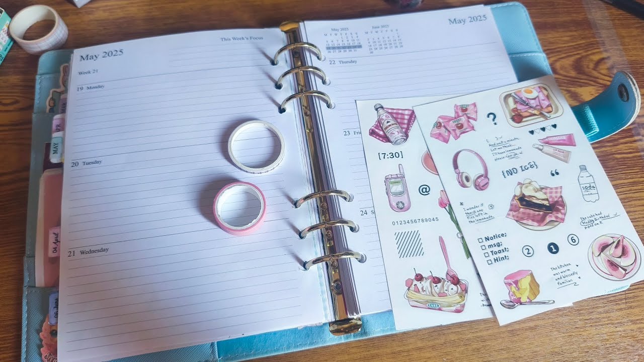 Plan with me 4°settimana maggio 💕🍓🍒🌷🍑