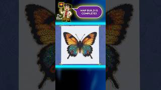 Minecraft Mixed Block Mapart Demo: Butterfly