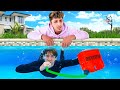 Hiding Underwater to CHEAT in Hide & Seek **NEW HOUSE**