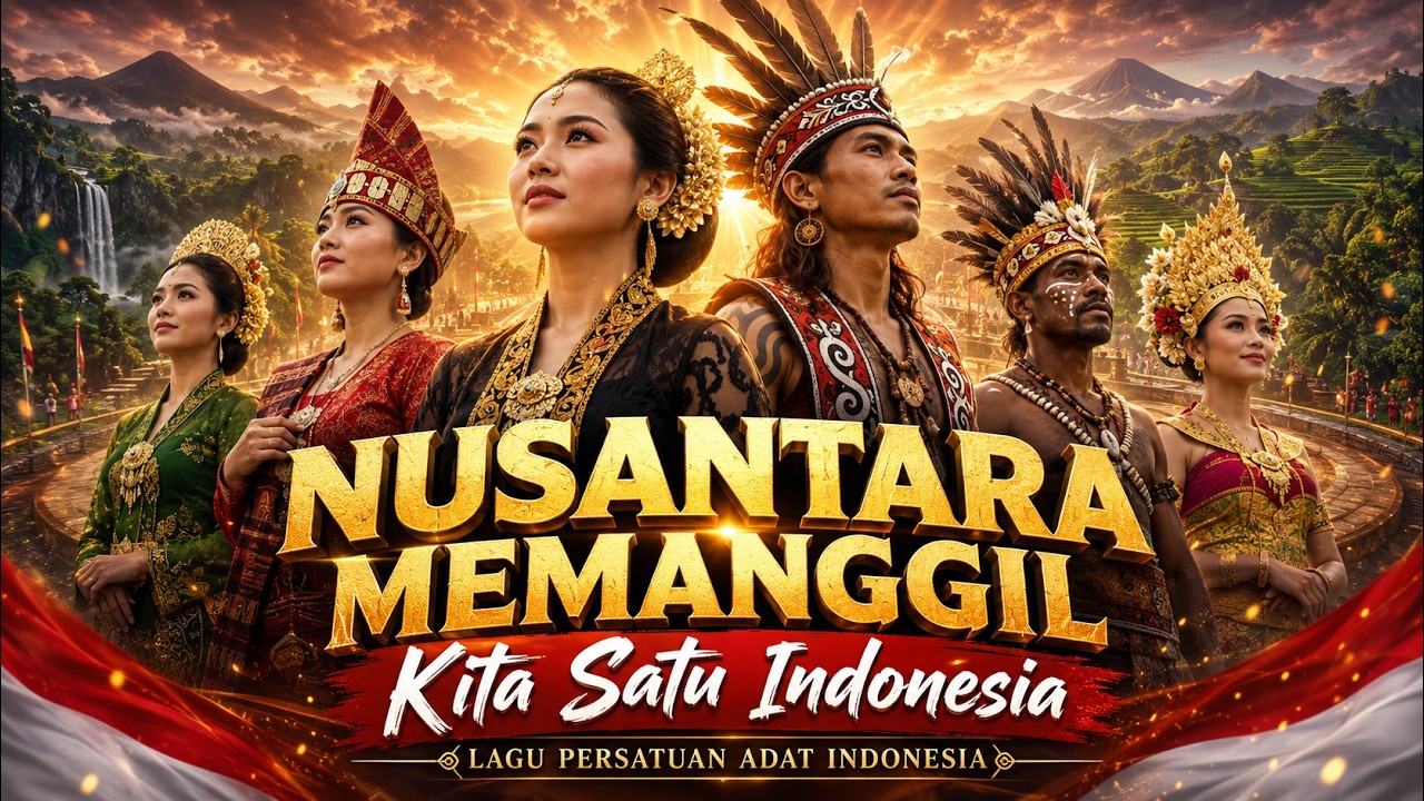 Nusantara Memanggil | Kita Satu Indonesia | Lagu Persatuan Adat Indonesia