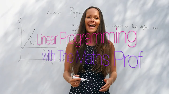 The Maths Prof: Linear Programming (part 1)
