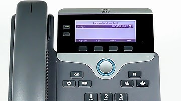 Cisco 7821 - Contact Directory